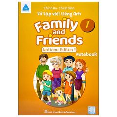 Vở Tập viết tiếng anh family and friends 1 (notebook)