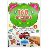 168 Stickers bóc dán hình thông minh phát triển tư duy toán học - Tập 3