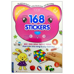 168 Stickers bóc dán hình thông minh phát triển tư duy toán học - Tập 4