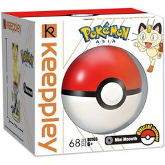 Đồ Chơi Lắp Ráp Pokemon - Keeppley B0103 - Mini Meowth (68 Mảnh Ghép)