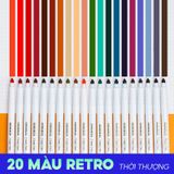 Hộp 20 Bút Lông Màu Rửa Được Washable Fiber Pen - Colokit SWM-C009