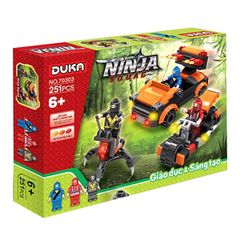 Bộ Đồ Chơi Ghép Hình Chiến Binh Ninja - Duka Z70303 (251 Mảnh Ghép)