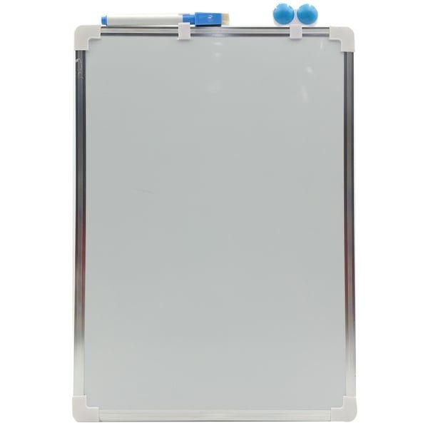 Bảng Trắng Khung Nhôm Size L - Không Đường Kẻ + Bút Lông Bảng + Nam Châm Hít - MegaPad YLS2535