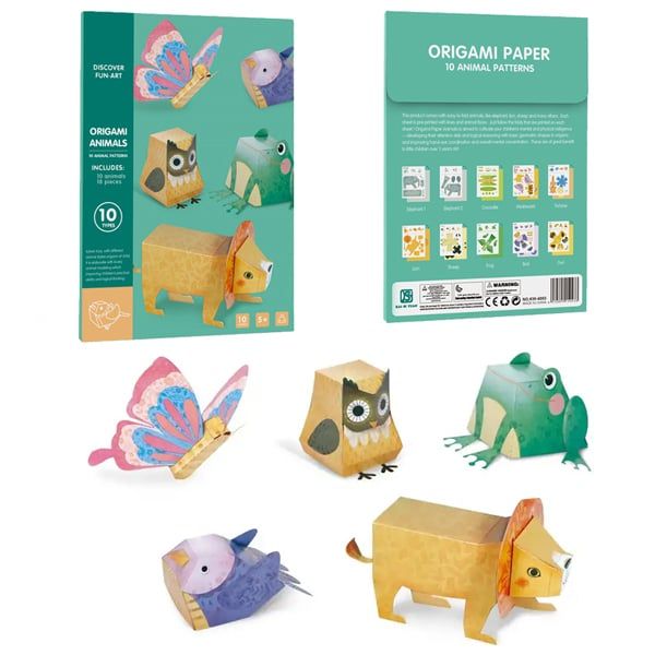 Đồ Chơi Giấy Gấp Thủ Công Động Vật Origami - Kylwin KW-4003 (10 Mẫu)