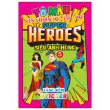 Tô màu rèn luyện IQ EQ CQ - Super heroes siêu anh hùng tặng kèm sticker (Cuốn lẻ)