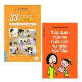 Combo 2 Cuốn: 33 Bài Thực Hành Theo Phương Pháp Shichida - Giúp Phát Triển Não Bộ Cho Trẻ + Thói Quen Của Mẹ Nuôi Con Tự Giác Học Tập