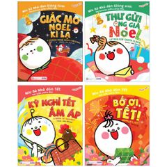 Ehon Song Ngữ Việt-Anh - Miu Bé Nhỏ Giáng Sinh/ Đón Tết (Cuốn lẻ)
