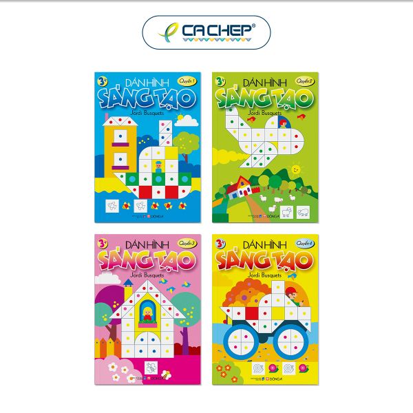 Bộ Dán Hình Sáng Tạo (Cuốn Lẻ và Combo)