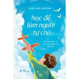 Học để làm người tự chủ