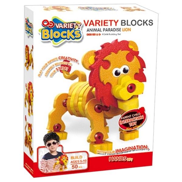 Bộ Lắp Ráp Puzzle 3D Sư Tử Thông Minh 3121 (50 Mảnh Ghép)