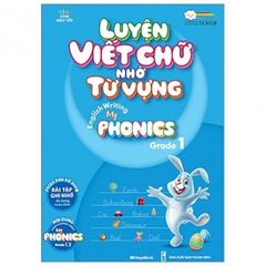 Sách Luyện Viết Chữ Nhớ Từ Vựng - English Writing My Phonics Grade 1