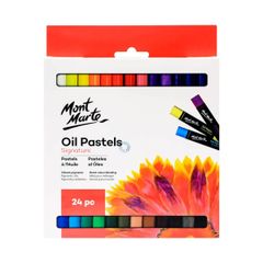 Bộ phấn vẽ Mont Marte Oil Pastels 24pc - MM-MMPT0014