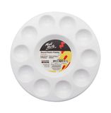 Khay đựng màu vẽ Mont Marte Round Plastic Palette 17CM - MM-AMPL0001