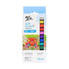 Bộ phấn vẽ Mont Marte Soft Pastels 12pc - MM-MMPT0004