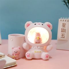 Đèn bàn trang trí kèm hộp bút Gấu bắc cực