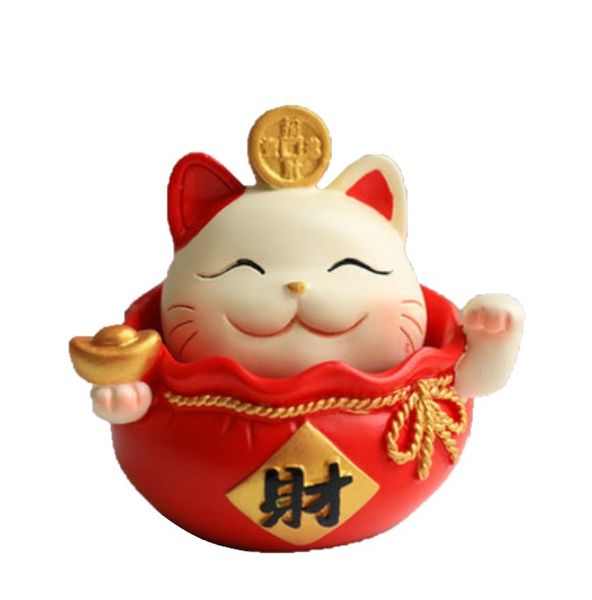 Mô hình trang trí - Mèo thần tài, thần tài năm mới