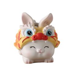 Mô hình trang trí hộp mù blind box- Thỏ múa lân an khang