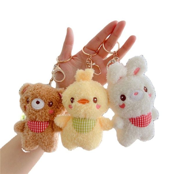 Móc khóa bông - Động vật dễ thương