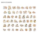 Sticker, hình dán trang trí bộ 100 sticker hoạt hình dễ thương