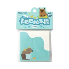 Bộ 100 tờ giấy note giấy ghi chú chuột lang capybara