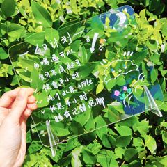 Bảng ghi chú mica trong suốt