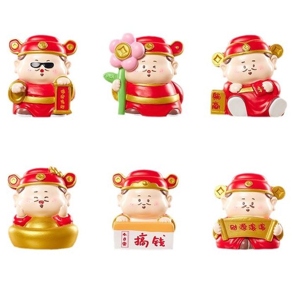 Mô hình trang trí hộp mù blind box - Năm mới may mắn