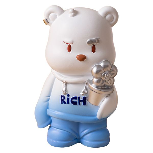 Mô hình trang trí, ống đựng tiền - Gấu rich