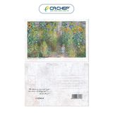 Postcard - Monet - Khu vườn họa sĩ ở Vétheuil