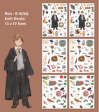 Sticker, hình dán trang trí chủ đề Harry Potter