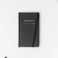 Sổ Crabit Plain Simplicity - The Black Book 130gsm