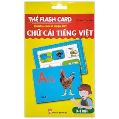 Thẻ Flash card thông minh - Bé nhận biết chữ cái Tiếng Việt (Tái bản)