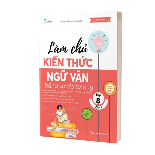 Làm chủ kiến thức Ngữ Văn bằng sơ đồ tư duy Lớp 8 tập 1
