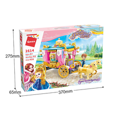 Đồ chơi xếp hình Qman 2614 - Xe ngựa hoàng gia