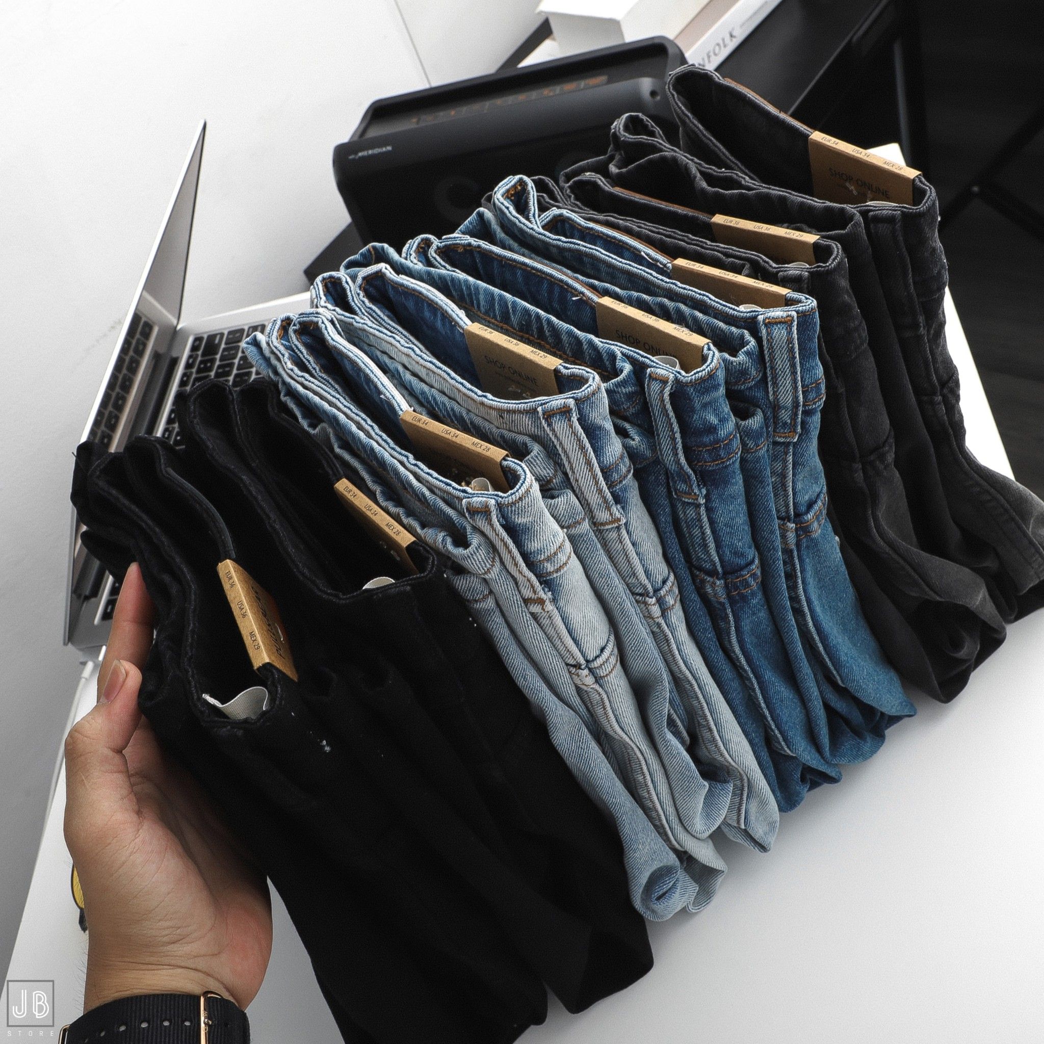 Quần Short Jeans P&B /4M/ QSJP3