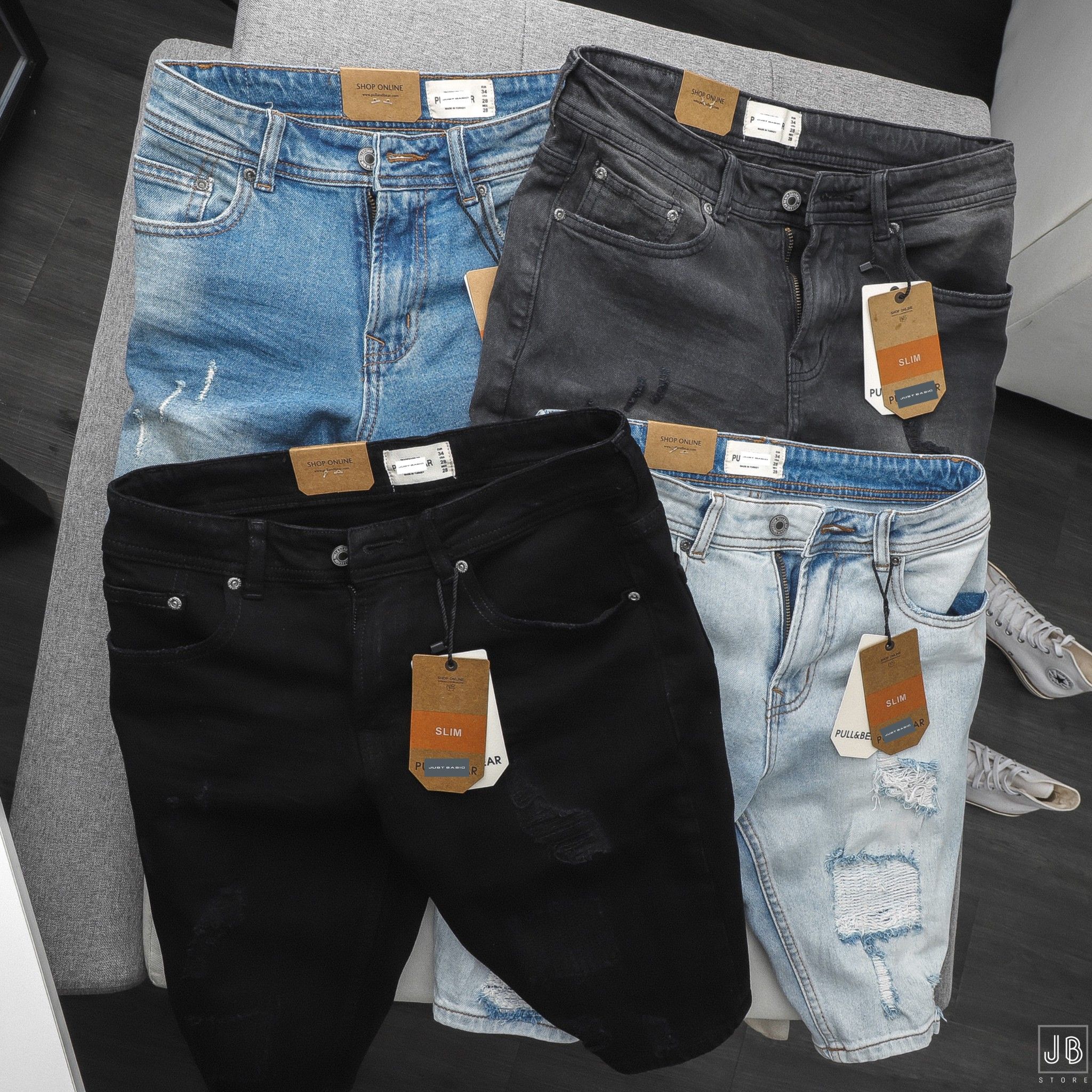 Quần Short Jeans P&B /4M/ QSJP3