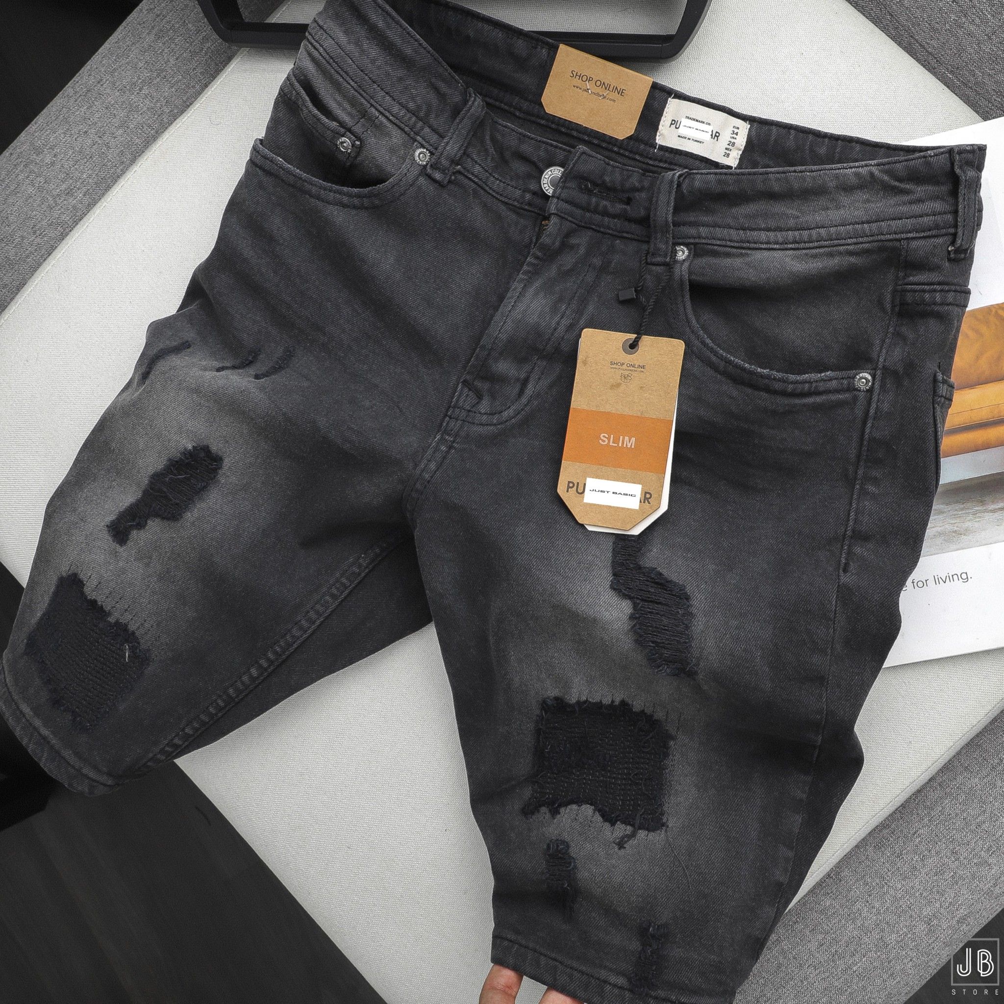 Quần Short Jeans P&B /4M/ QSJP3