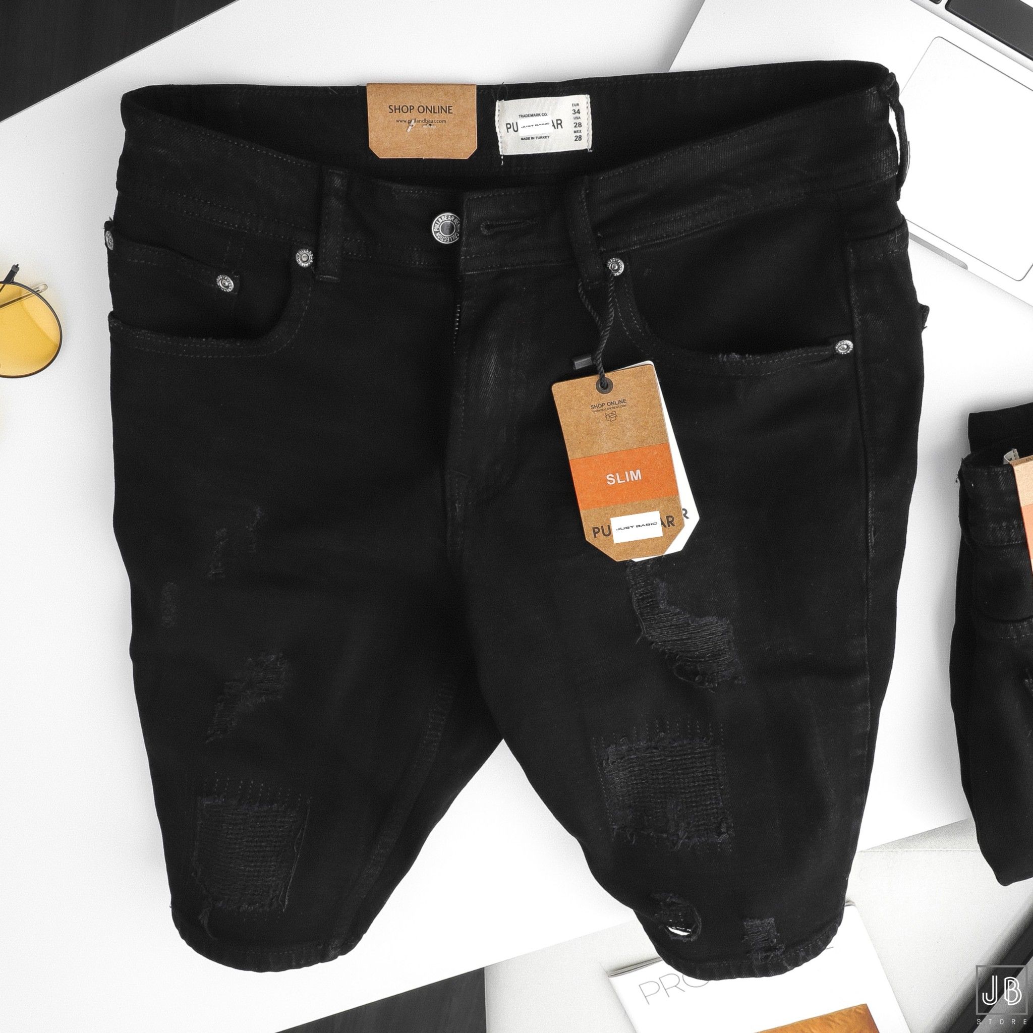 Quần Short Jeans P&B /4M/ QSJP3