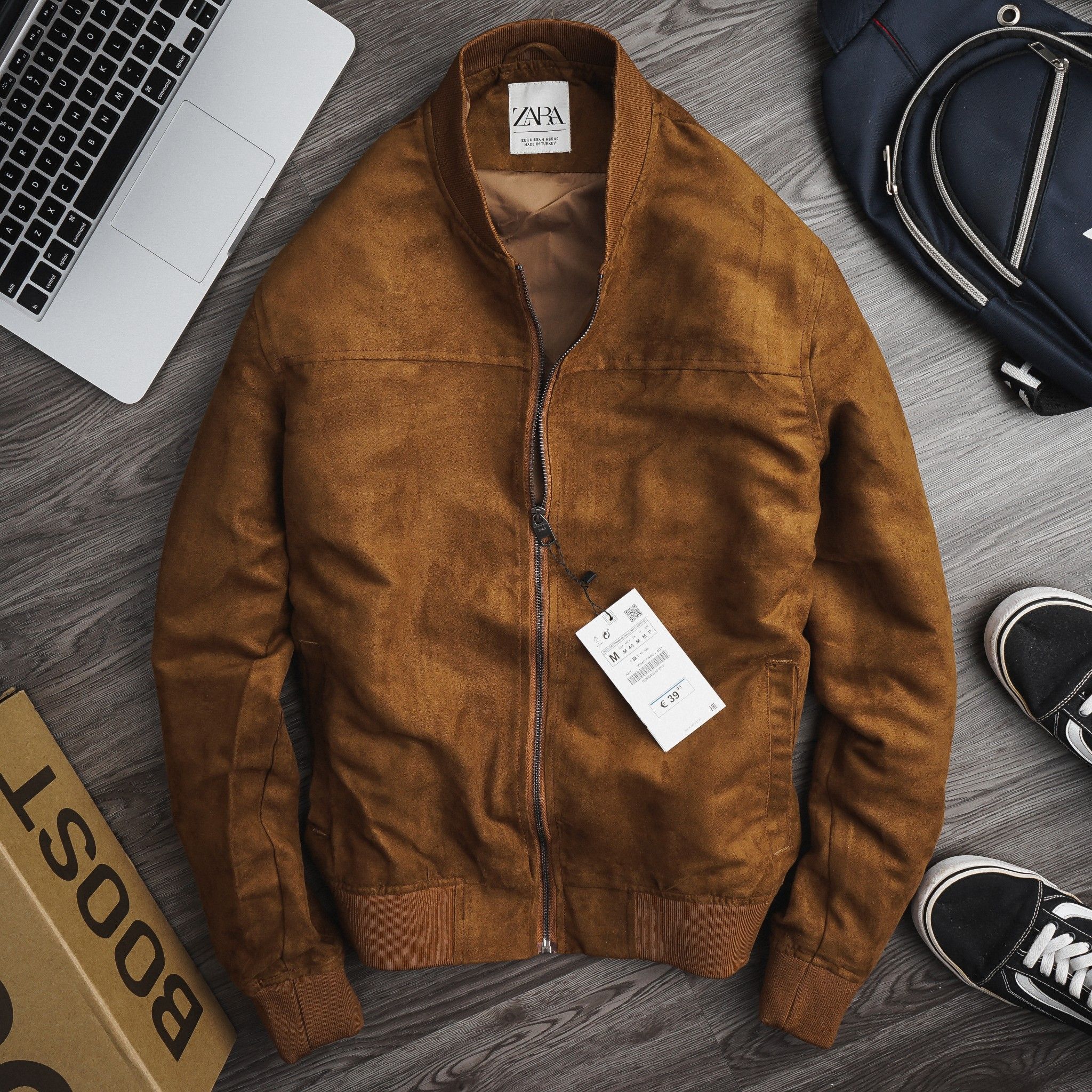 Áo Khoác ZARA da lộn / AKZ3
