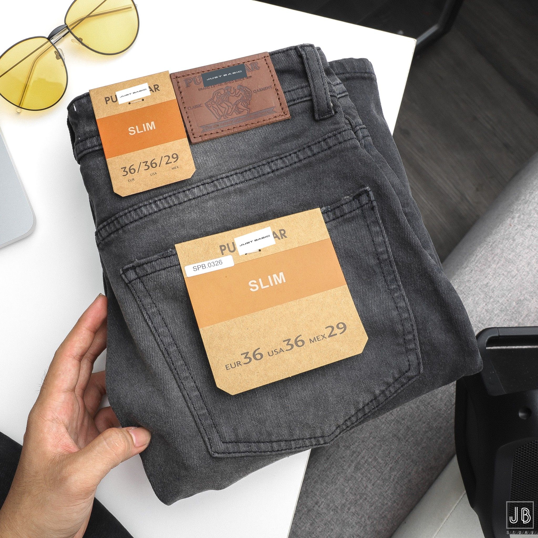Quần Short Jeans P&B /4M/ QSJP3