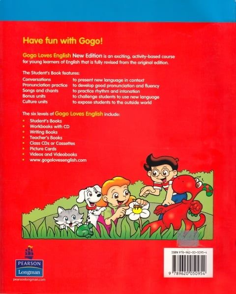 Gogo Loves English (6 CDs- 6 levels)- Longman Video for Kids