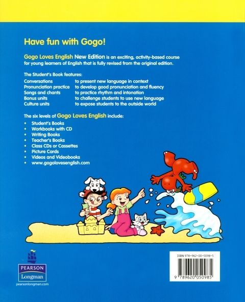 Gogo Loves English 6 CDs 6 Levels Longman Video For Kids
