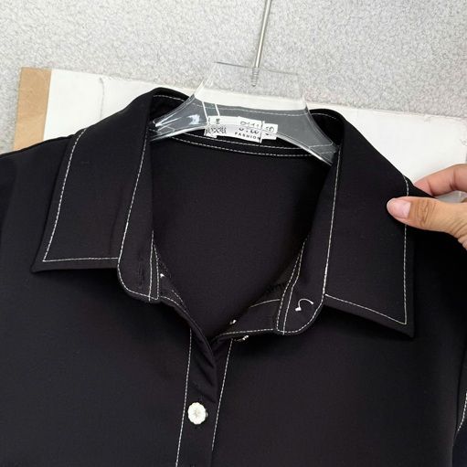 Áo Cotton Hàn Thiết Kế TuTu Store Phù Hợp Đi Làm Dành Cho Nữ - Mã AS595
