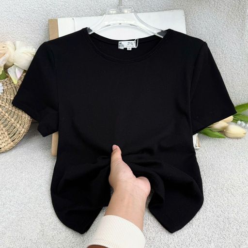 Áo Thun Cotton Thiết Kế TuTu Store Phù Hợp Đi Làm Dành Cho Nữ - Mã AS592