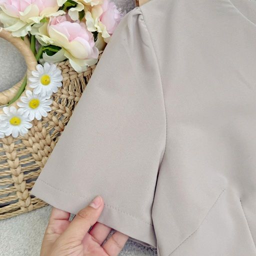 Áo Cotton Hàn Thiết Kế TuTu Store Phù Hợp Đi Làm Dành Cho Nữ - Mã AS603