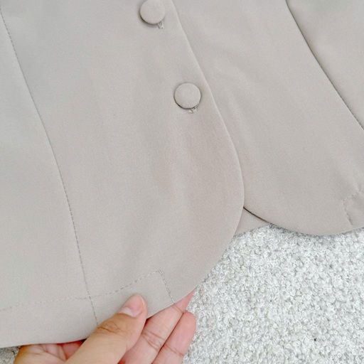 Áo Cotton Hàn Thiết Kế TuTu Store Phù Hợp Đi Làm Dành Cho Nữ - Mã AS603