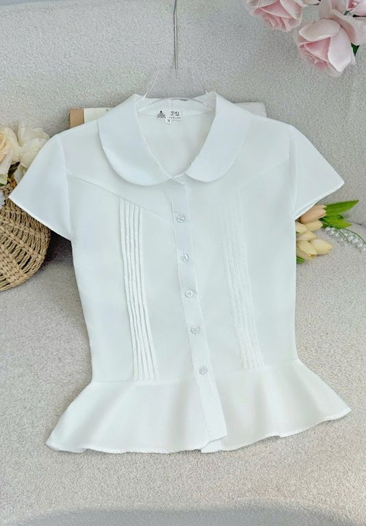 Áo Kate Cotton Thiết Kế TuTu Store Phù Hợp Đi Làm Dành Cho Nữ - Mã A582