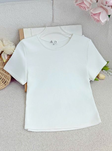 Áo Thun Cotton Thiết Kế TuTu Store Phù Hợp Đi Làm Dành Cho Nữ - Mã AS592