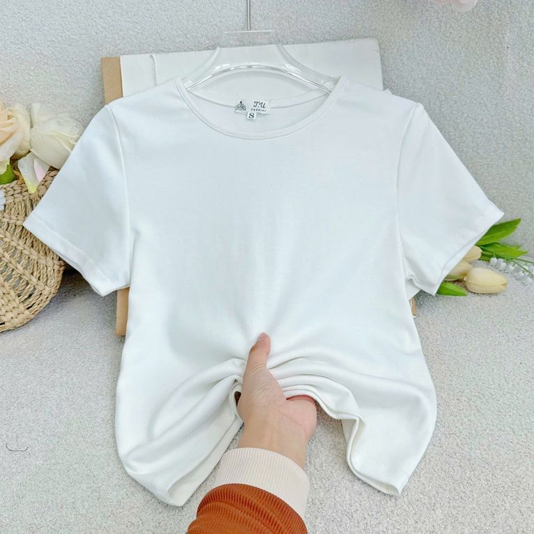 Áo Thun Cotton Thiết Kế TuTu Store Phù Hợp Đi Làm Dành Cho Nữ - Mã AS592