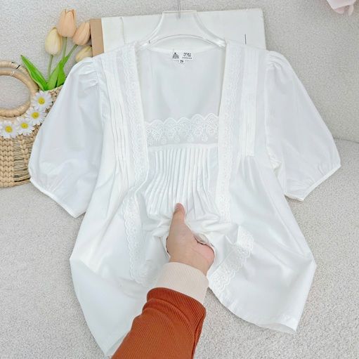 Áo Kate Cotton Thiết Kế TuTu Store Phù Hợp Đi Làm Dành Cho Nữ - Mã AS597