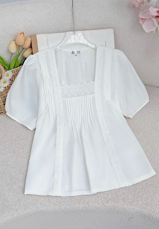 Áo Kate Cotton Thiết Kế TuTu Store Phù Hợp Đi Làm Dành Cho Nữ - Mã AS597